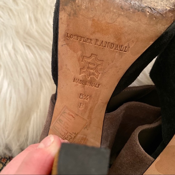 Loeffler Randall Yvette Suede Pumps w/Cut Outs - Picture 7 of 7